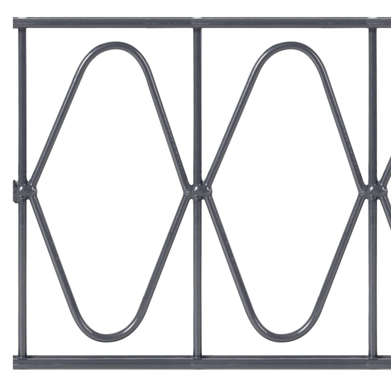 Gartenzaun-Dekorelement Eleganz, 2000 X 200 Mm, RAL 7016 Anthrazit 4 Gartenzaun-Dekorelement Eleganz, 2000 X 200 Mm, RAL 7016 Anthrazit – Bild 2