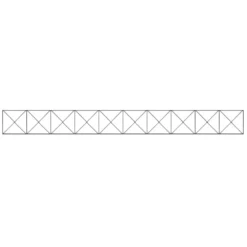 Gartenzaun-Dekorelement Nexus, 2000 X 200 Mm, RAL 7016 Anthrazit