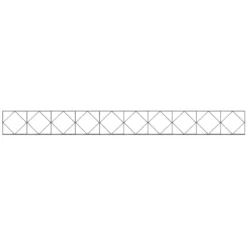 Gartenzaun-Dekorelement Bergen, 2000 X 200 Mm, RAL 7016 Anthrazit