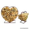 Kaminholzständer Set Herzförmig 2 Stück Aus Stahl In Rostoptik -Prosperplast Verkäufe 175130124 WH1005 4039214601303 Brennholz Stapelregal Herz 2er Set rost Anwendungsbeispiel jpg 1280x1280