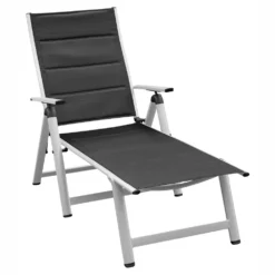 Gartenliege Comfort 140x70x105 Cm Mit Aluminiumgestell