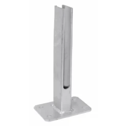 Fußplatte Universal Silbergrau Feuerverzinkt