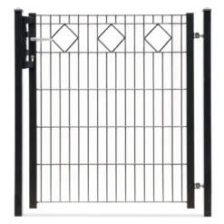 Torpaket Vario Light Valencia 1,0m Anthrazit Verzinkt Pulverbeschichtet