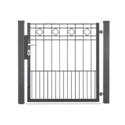 Torpaket Turin 1-flügelig 1,0 M Anthrazit Verzinkt Pulverbeschichtet