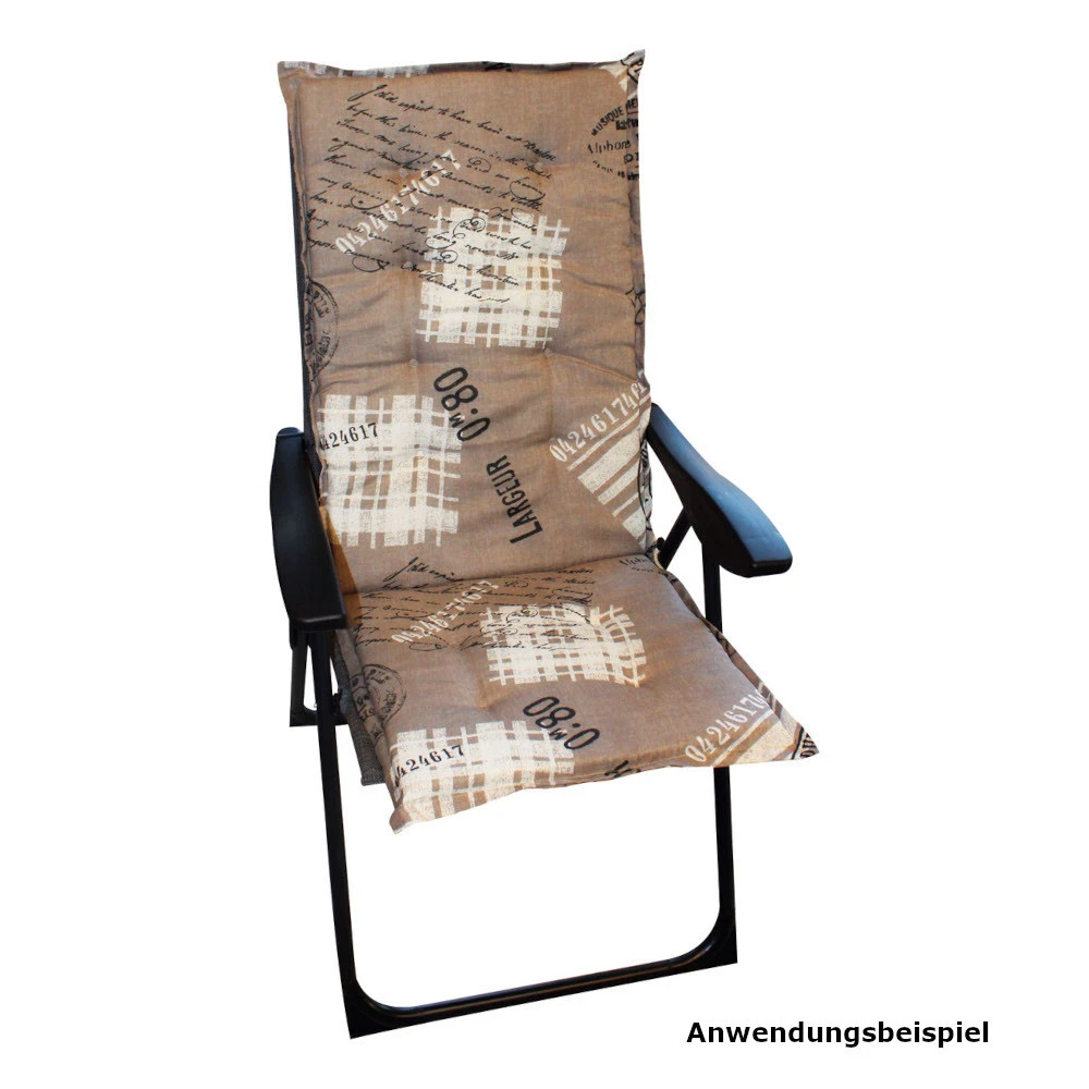 Hochlehner Auflagen Mit Kordeln, Verschiedene Designs 5 Hochlehner Auflagen Mit Kordeln, Verschiedene Designs – Bild 3