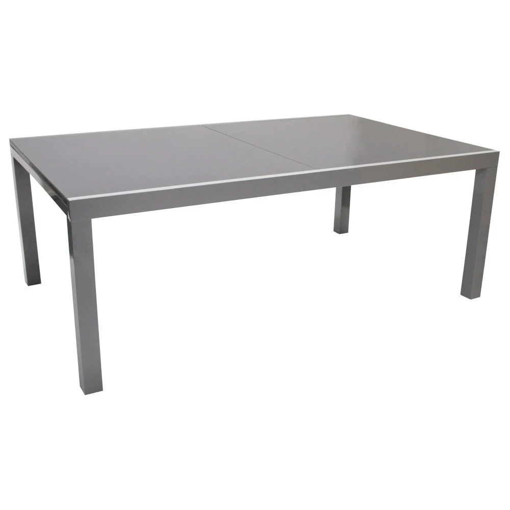 Ausziehtisch Rechteckig Mit Aluminiumgestell Und Glasplatte 3 Ausziehtisch Rechteckig Mit Aluminiumgestell Und Glasplatte