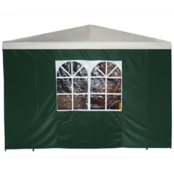 Seitenteil Mit Fenster Für Pavillon 3 X 3 M, Grün