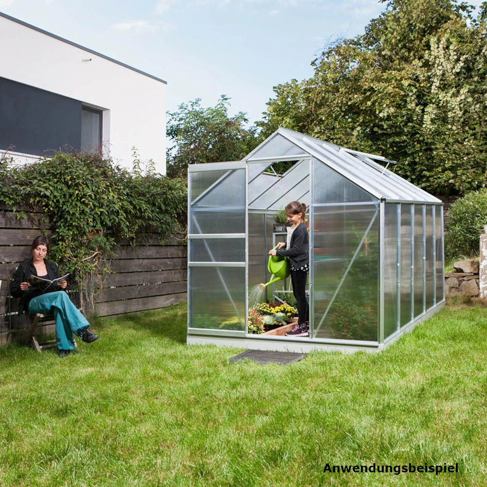Vitavia Gewächshaus Venus 6,2 M² Mit Aluminiumrahmen, 4 Mm Hohlkammerplatten 5 Vitavia Gewächshaus Venus 6,2 M² Mit Aluminiumrahmen, 4 Mm Hohlkammerplatten – Bild 3