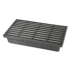 Fußabtreter Aus PP 580x370x100 Mm, Trittrost Alu Mit Gummi