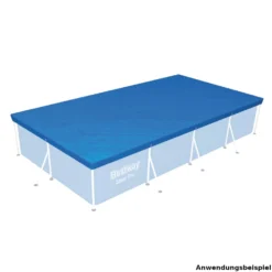 Bestway Flowclear PE-Abdeckplane 410 X 226 Cm Blau