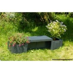 Gartenbank Berlin 3-Sitzer Aus Kunststoff Mit Zwei Pflanzkästen -Prosperplast Verkäufe 2QCEqckKRnjOjqX 1280x1280
