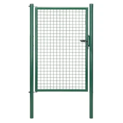 Wellengitter-Einzeltor 1000 X 1500 Mm RAL 6005 Moosgrün