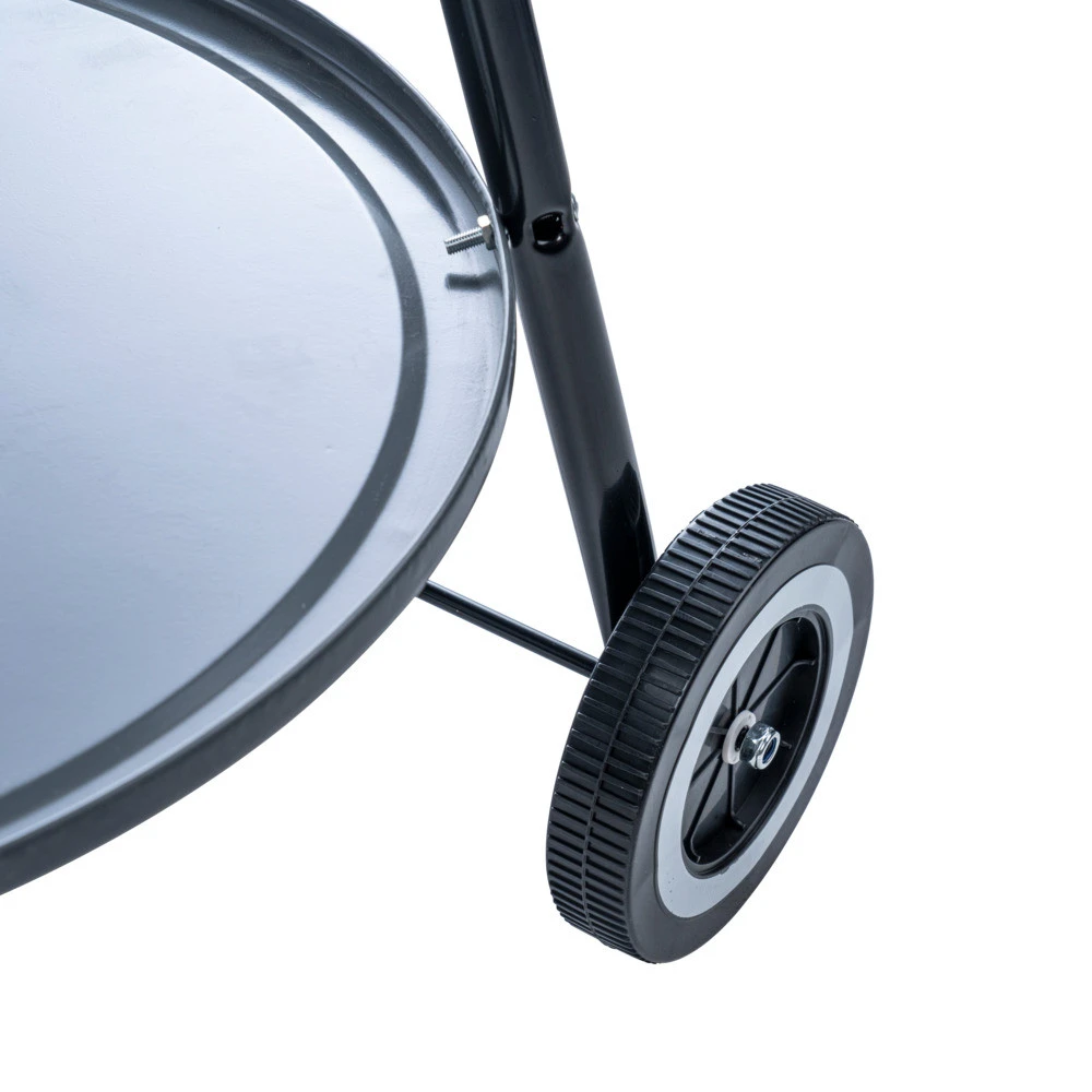 Grillwagen El Toro Fahrbar Aus Stahl In Schwarz Mit Warmhalterost 8 Grillwagen El Toro Fahrbar Aus Stahl In Schwarz Mit Warmhalterost – Bild 6