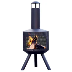 Feuerstelle Kamin Ø43,5 Cm H114 Cm