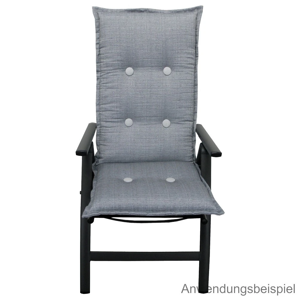 Auflage Hochlehner Baltimore Grau 119 X 50 X 9 Cm Aus Baumwolle Und Polyester 3 Auflage Hochlehner Baltimore Grau 119 X 50 X 9 Cm Aus Baumwolle Und Polyester