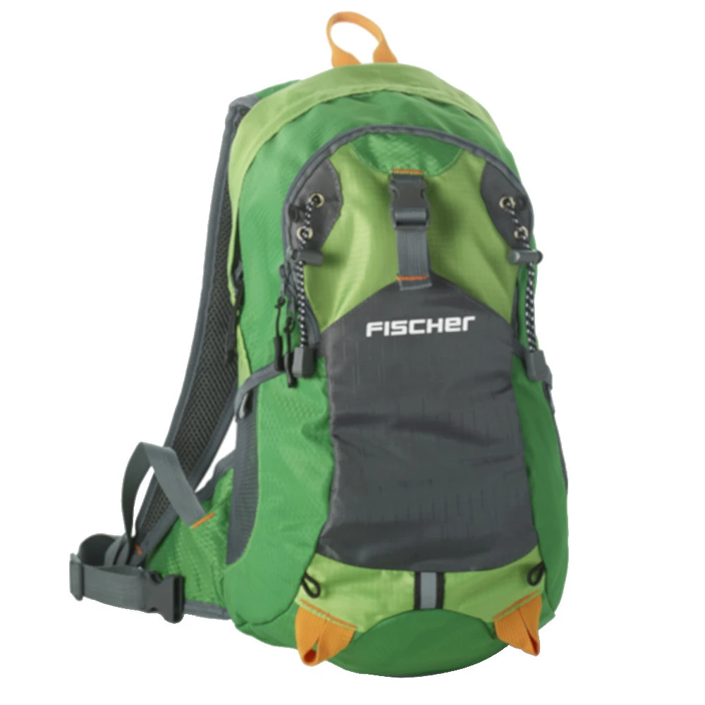 FISCHER Rucksack Aus Grünem Nylon Mit 15 Liter Fassungsvermögen 3 FISCHER Rucksack Aus Grünem Nylon Mit 15 Liter Fassungsvermögen