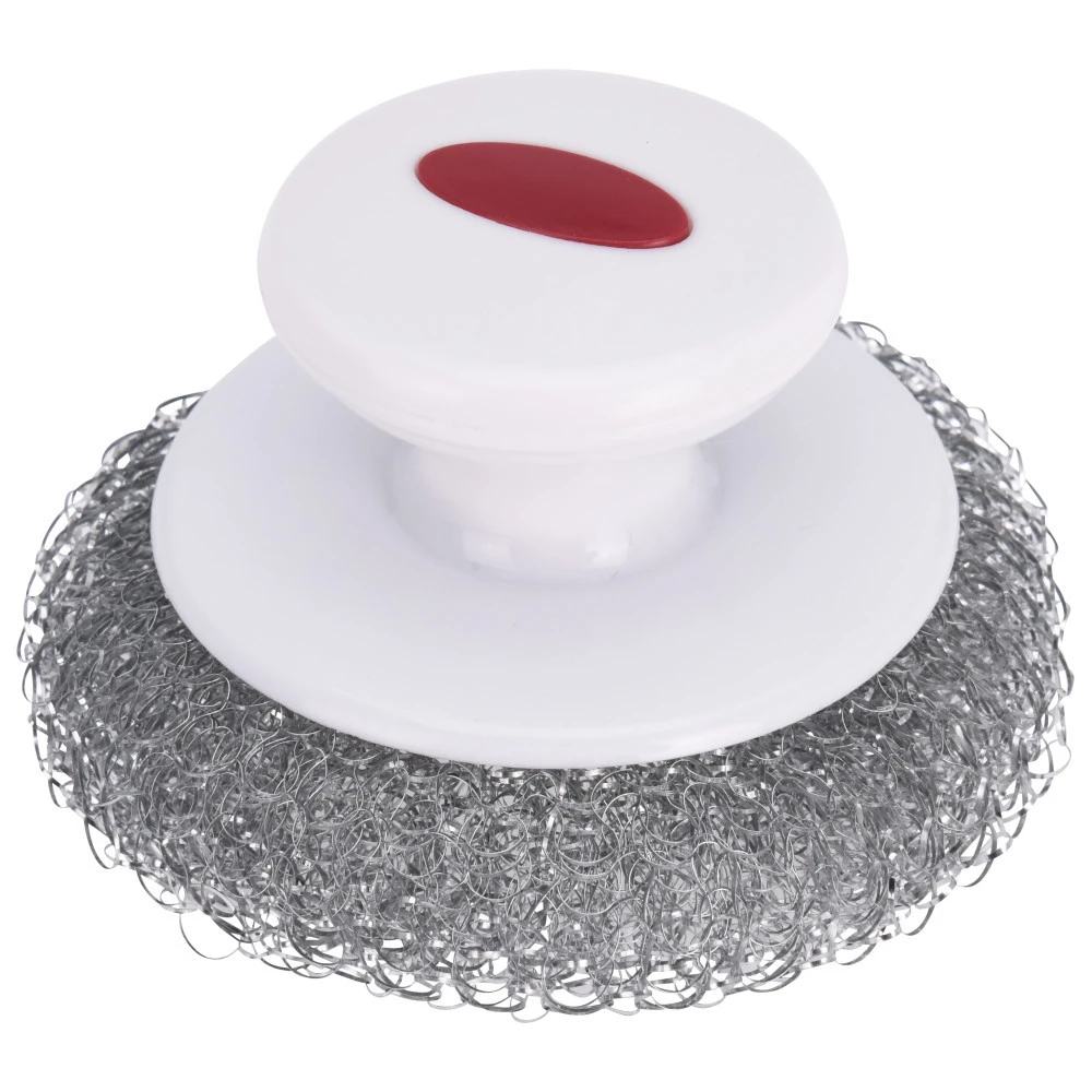 Grillreinigungsschwamm-Set 2 Stück Aus Stahlwolle Mit Haltegriff 4 Grillreinigungsschwamm-Set 2 Stück Aus Stahlwolle Mit Haltegriff – Bild 2