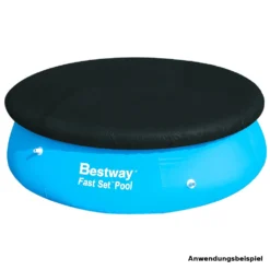 Bestway Poolabdeckung Aus PE Für Pools Mit 244 Cm Durchmesser