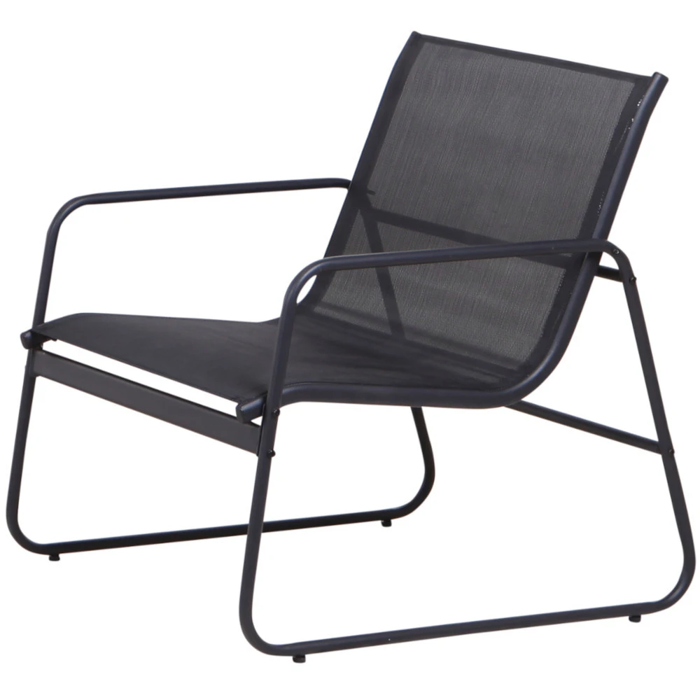 Lounge-Set 4-teilig, 4-Sitzer Mit Metallgestell, Tisch Und Stühlen 5 Lounge-Set 4-teilig, 4-Sitzer Mit Metallgestell, Tisch Und Stühlen – Bild 3