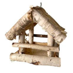 Vogelhaus Aus Birkenholz