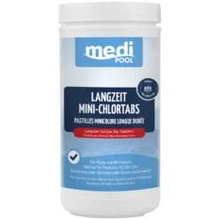 MediPOOL Langzeit-Minichlor Tabs 1 Kg, Zur Dauerdesinfektion