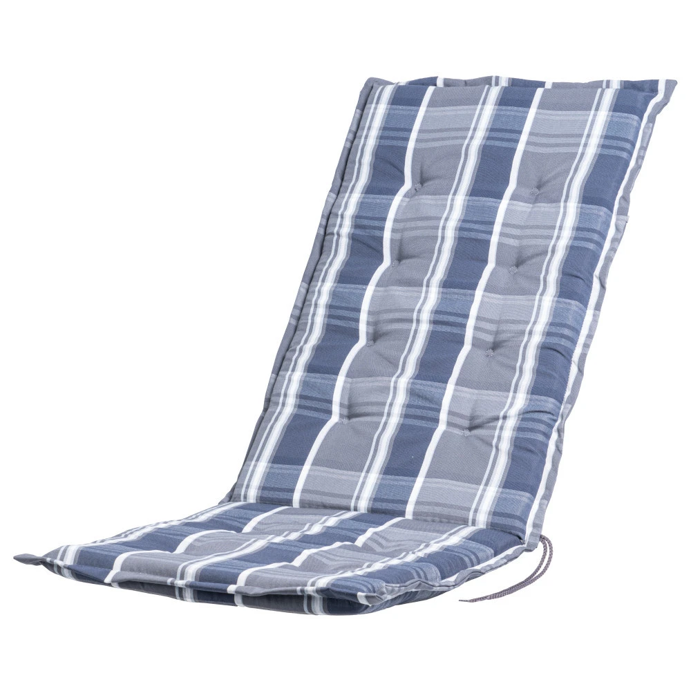 Hochlehner Auflagen Mit Kordeln Aus Struktur-Polyester 4 Hochlehner Auflagen Mit Kordeln Aus Struktur-Polyester – Bild 2