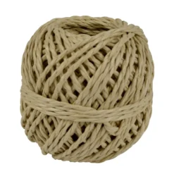 Bindfaden Knäuel 30m, PP-Spinnfaser, Beige-natur