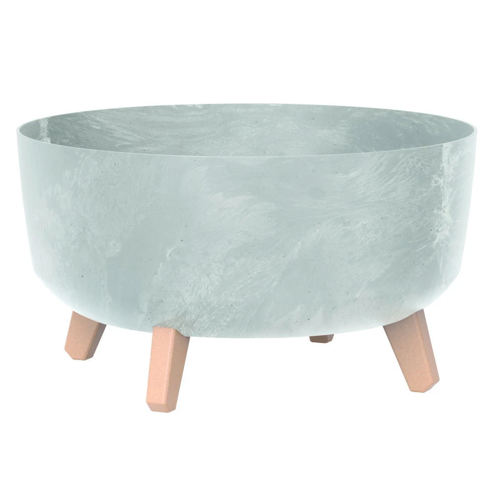 Prosperplast Pflanztopf Gracia Low Beton Effekt Ø 300mm Grau 3 Prosperplast Pflanztopf Gracia Low Beton Effekt Ø 300mm Grau