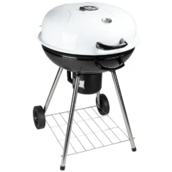 DELUXE Kugelgrill 57 Cm Mit Weißer Haube