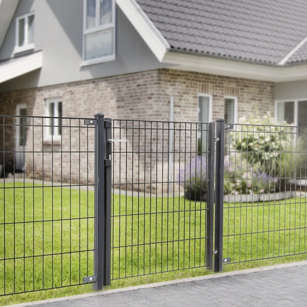 Zaunpaket Michl Ca. 1,0 M X 8 M Anthrazit Verzinkt Pulverbeschichtet 4 Zaunpaket Michl Ca. 1,0 M X 8 M Anthrazit Verzinkt Pulverbeschichtet – Bild 2