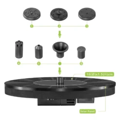 Solar Springbrunnen, 1,4 W, Rund -Prosperplast Verkäufe 2QmF0VnBmxxd2bX 1280x1280