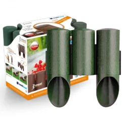 Cellfast Maxi Rasenkante Palisade 2,1 M In Grün 3er