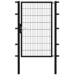 Einzeltor Flexo 1000 X 1600 Mm Mit Pfosten 60 X 60 Mm In Anthrazit