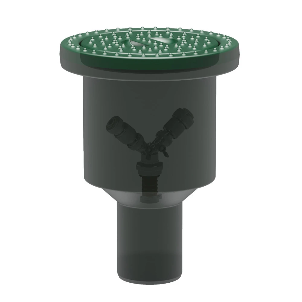 Wassersteckdose Grün, Kunststoff, Für KG Rohr DN 110 4 Wassersteckdose Grün, Kunststoff, Für KG Rohr DN 110 – Bild 2