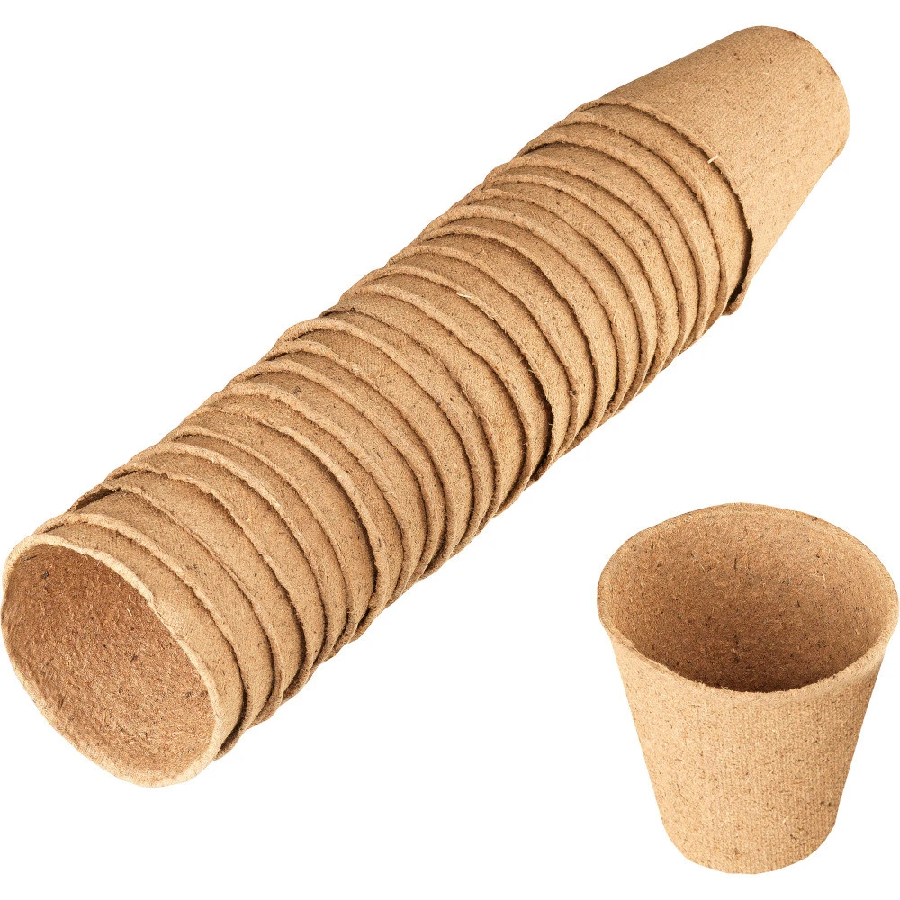 Anzuchttöpfe 6 X 6 Cm Rund, 24 Stück, Papier 3 Anzuchttöpfe 6 X 6 Cm Rund, 24 Stück, Papier