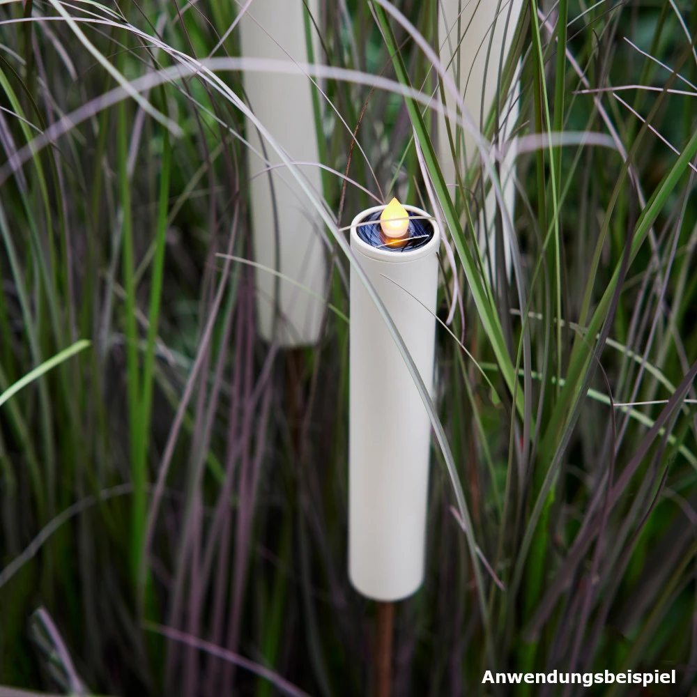 Solarstabkerze Rund Ø 4 X 90 Cm Mit Flackereffekt 5 Solarstabkerze Rund Ø 4 X 90 Cm Mit Flackereffekt – Bild 3