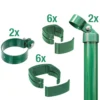 Tor-Anschluss-Set Für Fix-Clip Pro® Zaun 102 Cm Moosgrün 2 Tor-Anschluss-Set Für Fix-Clip Pro® Zaun 102 Cm Moosgrün -Prosperplast Verkäufe 2Qw5dMcfJst3RrW 1280x1280 2
