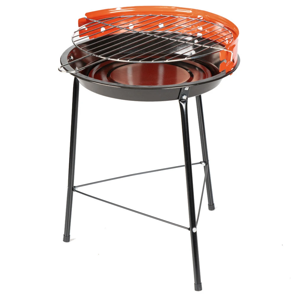 Campinggrill BBQ Rund In Rot 3 Campinggrill BBQ Rund In Rot