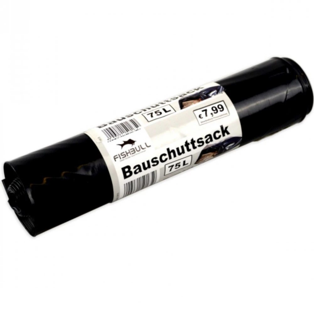 Bauschuttsack 75 Liter 575 X 1000 Mm 5 Stück Schwarz 3 Bauschuttsack 75 Liter 575 X 1000 Mm 5 Stück Schwarz