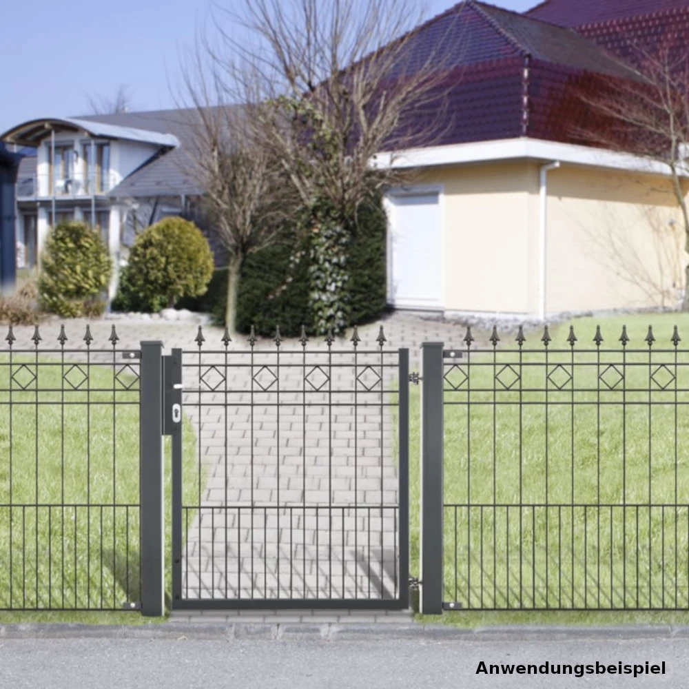Zaunpaket RIMINI 26m X 1,1m In Anthrazit 4 Zaunpaket RIMINI 26m X 1,1m In Anthrazit – Bild 2