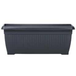 Prosperplast Blumenkasten Terra 60 Cm In Anthrazit, Für Den Außenbereich