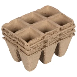 Anzuchttöpfe 4 Stück, Mit Je 6 Fächern, Papier