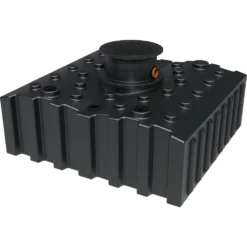 Regenwasser-Flachtank 4000 Liter, Mit Biovitor