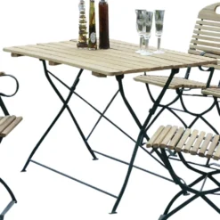 Gartensitzgruppe BAD TÖLZ 5-teilig Armlehnen Robinie Stahl Moosgrün Klappbar -Prosperplast Verkäufe 9k9tyBCJHnIhjvT 1280x1280