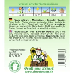 Saatgut Markerbsen Kelvedon Wonder Frühe Sorte, Reicht Für Ca. 12 Lfd. Meter -Prosperplast Verkäufe 9kBpXEiY5T96LT5 1280x1280