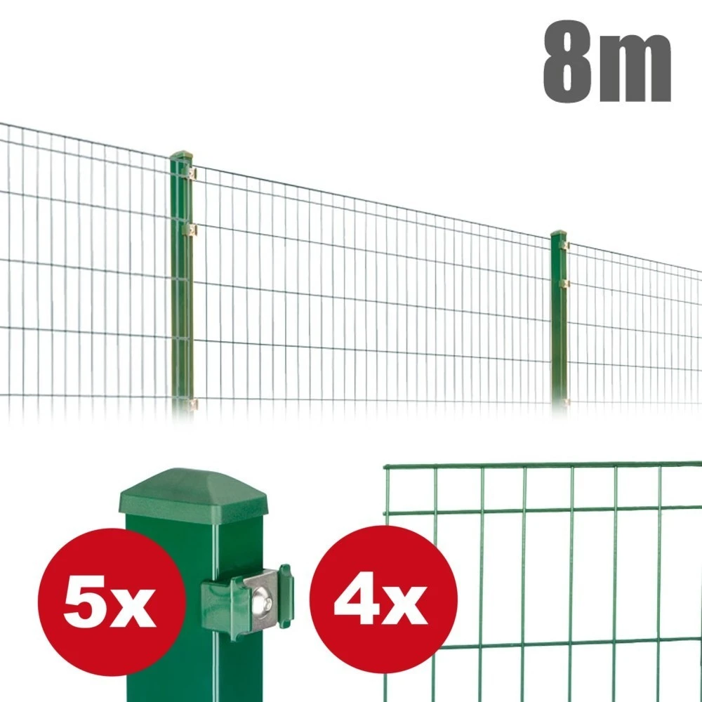 Zaunpaket Michl Ca. 1,2 M X 18 M Moosgrün Verzinkt Pulverbeschichtet 3 Zaunpaket Michl Ca. 1,2 M X 18 M Moosgrün Verzinkt Pulverbeschichtet