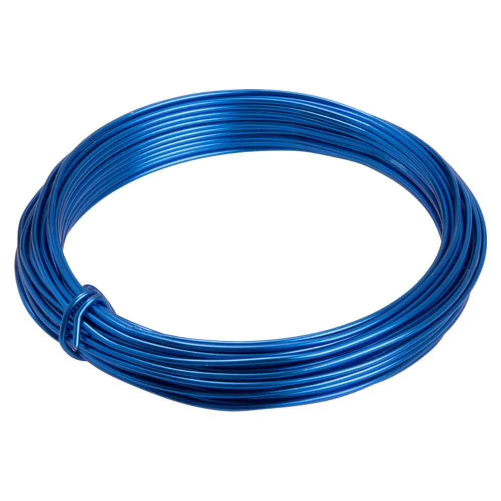 Bindedraht 12 M Blau, Aus Aluminium 3 Bindedraht 12 M Blau, Aus Aluminium