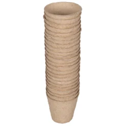 Anzuchttöpfe 6 X 6 Cm Rund, 24 Stück, Papier