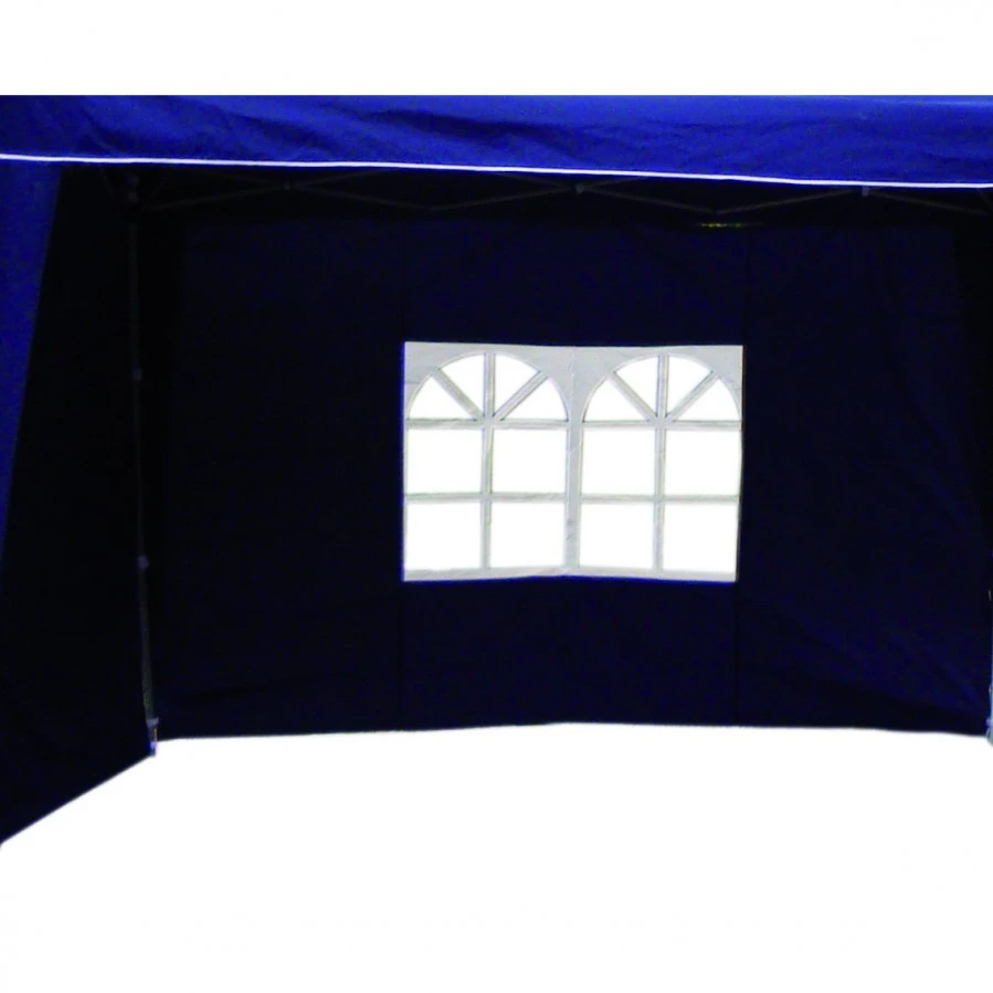 Seitenteile Für Pavillon 2er Set Blau 3 X 2 M Aus Poylester 140 G/m² 3 Seitenteile Für Pavillon 2er Set Blau 3 X 2 M Aus Poylester 140 G/m²