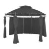 Pavillon Rund Ø350 Cm In Steingrau Aus Stahl Mit Dach Aus Polyester -Prosperplast Verkäufe 9kP9mTdTow28iEd 1280x1280